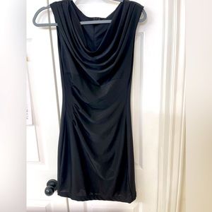 Small black turtle neck dress